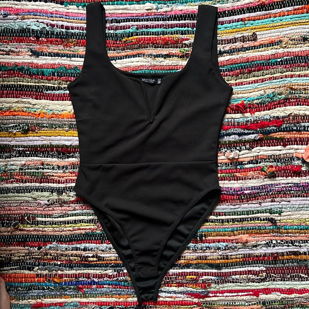 Size 6 Nasty Gal Black Bodysuit